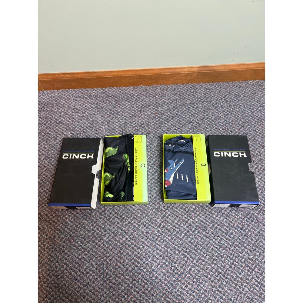 Cinch 9 inch boxer briefs size small lot of 2